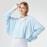 US Stock Women's Sun Protection Cloak Coats UPF50+