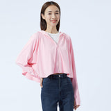 US Stock Women's Sun Protection Cloak Coats UPF50+