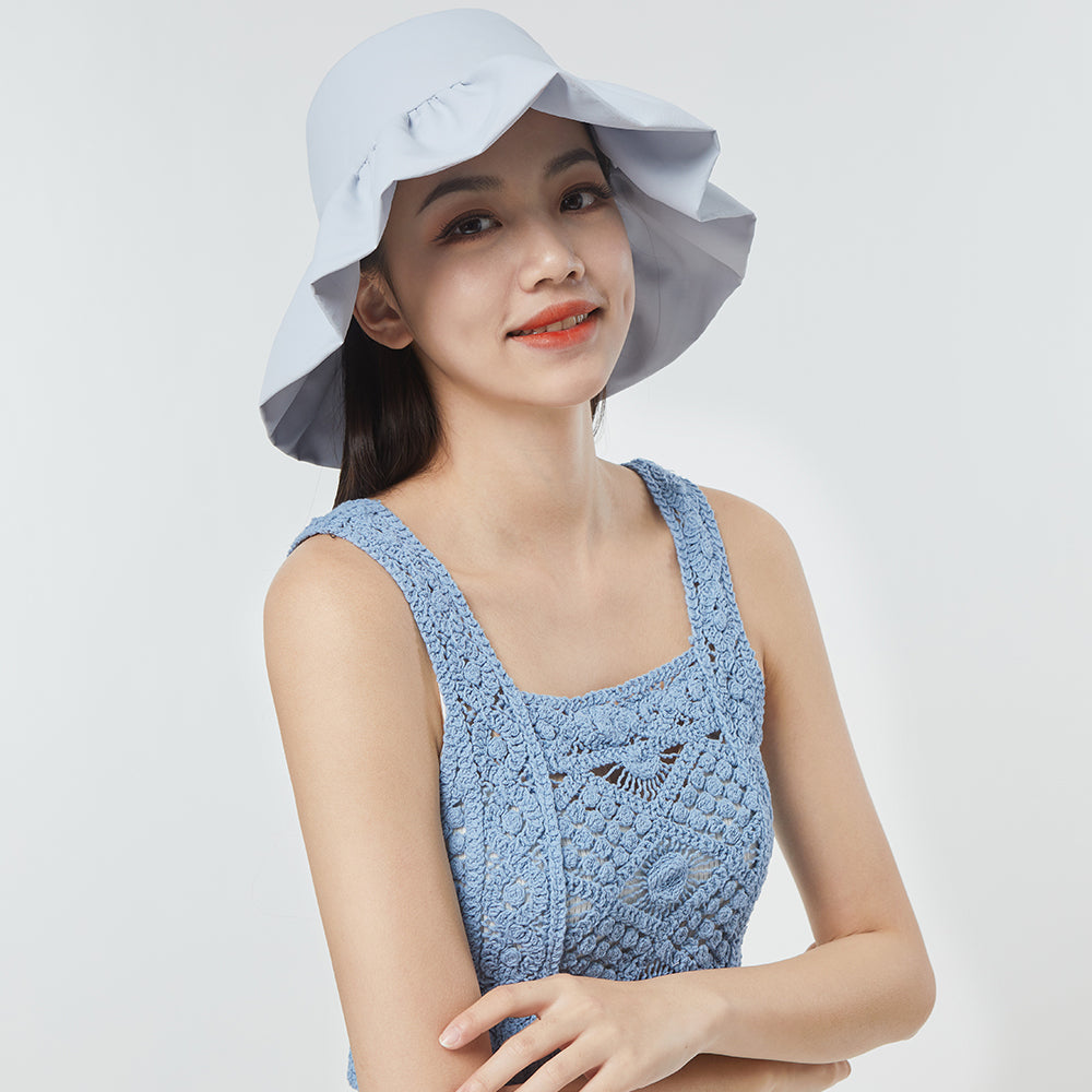 Women's Wide Brim Sun Hat UV Protection UPF 50+ Fishing Cap