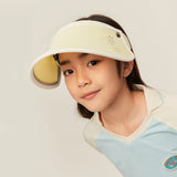 US Stock Kids Empty Top Visor Cap Adjustable Sun Hat UPF 50+