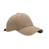 US Stock Washed Plain Baseball Cap Retro Adjustable Size Dad Hats