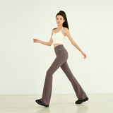 US Stock Women's Flare Leggings Yoga Pants Tummy High Waist Stretchy Trousers