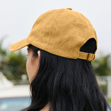 US Stock Washed Plain Baseball Cap Retro Adjustable Size Dad Hats