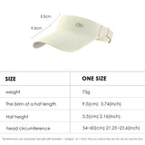 Sports Sun Visor UV Protection UPF2000+, Memory-Curved Brim for Tennis, Golf & Outdoor Activities