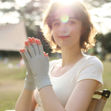 Unisex Half Finger Gloves Anti-Slip Bicycle Gloves Sun Protective UPF50+