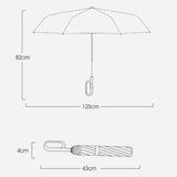 US Stock Folding Umbrella Windproof Automatic Travel Umbrella Strong Compact Lightweight Portable