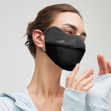 Sunscreen Face Cover 3D Patchwork UPF2000+ Protection Mask