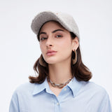 Warm Faux Plush Baseball Cap Adjustable Fit Stylish Unisex Fall & Winter Hat