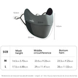 Sunscreen Face Cover 3D Patchwork UPF2000+ Protection Mask