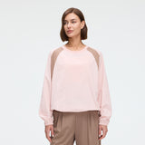 Unisex Long Sleeve Pullover UPF50+ Anti-Chlorine Fabric Loose Casual Tops