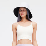 Anti-UV Neck Shade UPF 50+ Sun Protection Hat Drape Adjustable Neck Protector Unisex Face Covering