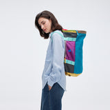 32L Seagull Bucket Bag Vibrant Color-blocked Carrying Bags Versatile Waterproof