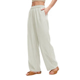 Sun Protection Wide-Leg Pants – UPF 2000+ Cooling Linen-Blend Fabric