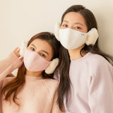 US Stock Women's Warm Mask Balaclava Face Cover with Earmuffs