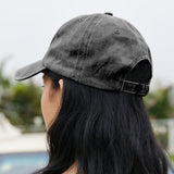 US Stock Washed Plain Baseball Cap Retro Adjustable Size Dad Hats