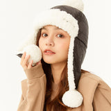 Winter Plush Bomber Hats with Earflaps Full Hood Ushanka Russian Hat