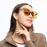 US Stock Sunglasses UV400 Protection Anti Glare Folding Frame with PU Portable Case