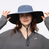 Summer Outdoor Bucket Hat Sun Protection UPF 50+ Fisherman Caps for Men Women