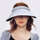 Women's Wide Brim Sun Visor Hat UV Protection UPF 50+ Summer Beach Hat