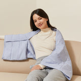 US Stock Camping Blanket 90% White Down Packable Soft Wearable Scarf