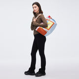 Seagull Tote Bag Multi-colored Patchwork Design Bag