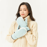 US Stock Ski Mittens for Women Skiing Warm Gloves Waterproof Snow Mitts