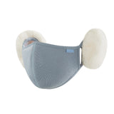US Stock Women's Warm Mask Balaclava Face Cover with Earmuffs