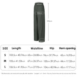 US Stock Women's Wide-Leg Pants Oversize Loose Trousers UPF50+
