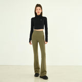 US Stock Women's Flare Leggings Yoga Pants Tummy High Waist Stretchy Trousers