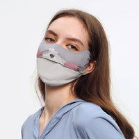 US Stock Cute Facemask Sun Protection UPF 50+ Breathable Face Cover