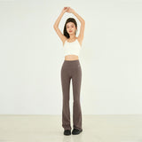 US Stock Women's Flare Leggings Yoga Pants Tummy High Waist Stretchy Trousers