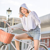 US Stock Women's Sun Protection Cloak Coats UPF50+