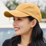 US Stock Washed Plain Baseball Cap Retro Adjustable Size Dad Hats