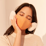 US Stock Women's Warm Mask Balaclava Face Cover with Earmuffs