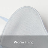Warm Face Mask with Stylish Leather Edge Face Cover