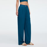 Women's Loose Cooling Pants Wide Leg Trousers UPF50+ Vacation Outfits