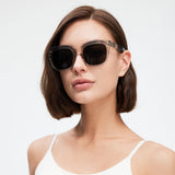 Retro Polarized Sunglasses UV400 Sun Glasses with Decorative Slot