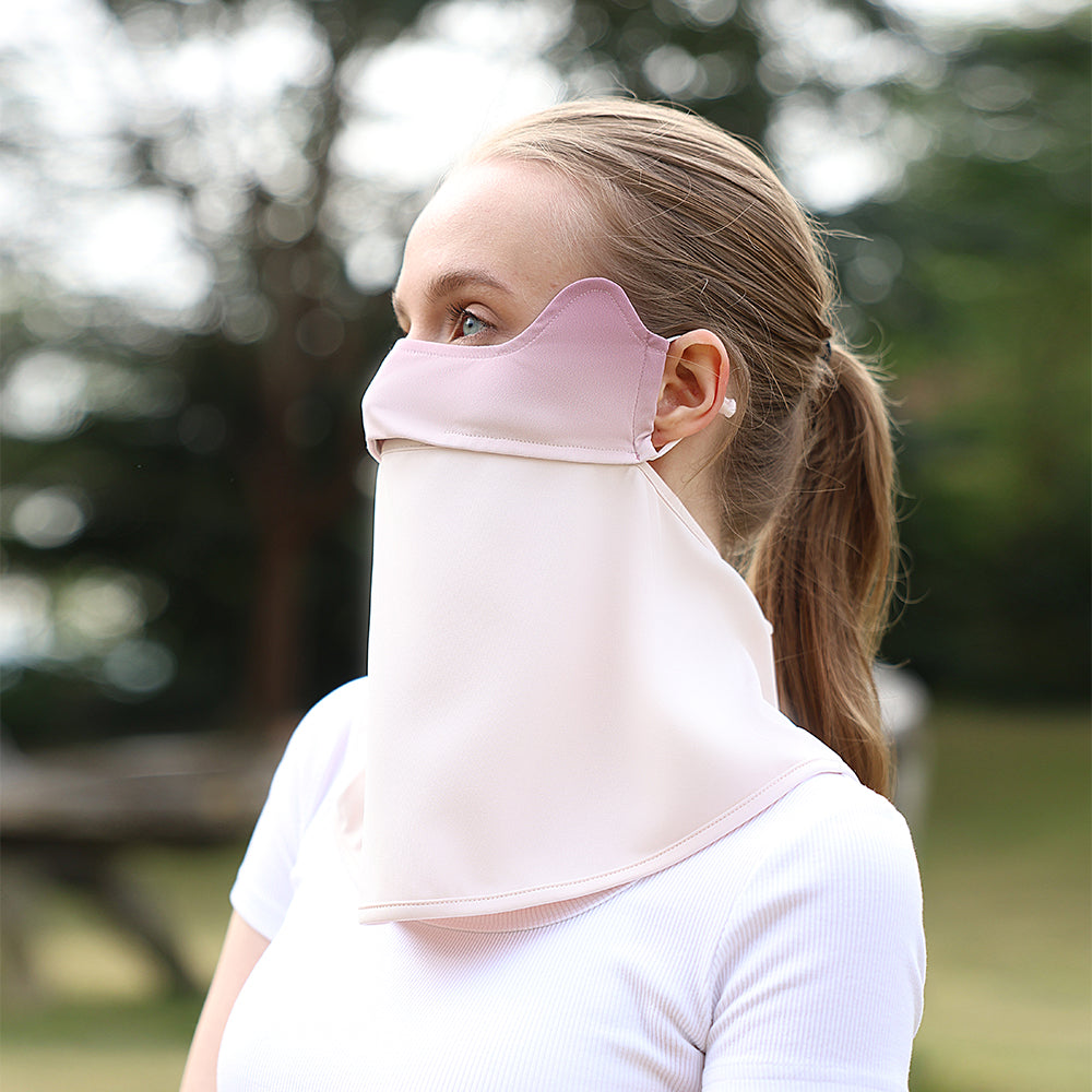 Sun Protection Face Cover Breathable Mask UPF 50+ Gradient Neck Gaiters