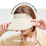 Foldable Sun Visor Hat Roll Up Cap – 270° UV Protection UPF2000+
