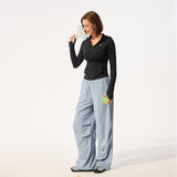 Women's Sun Protection Wide-Leg Pants UPF 400+ Anti-Wrinkle Comfort Trousers