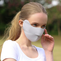 US Stock Sunscreen Face Mask UPF50+ Breathable Anti-UV Cover