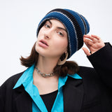 Reversible Warm Beanie Knit Skull Cap Double-Sided Wear Hat