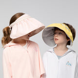 Kid's Sun Visor Cute Hat Adjustable Sports Summer Wide Brim UV Protection Beach Cap