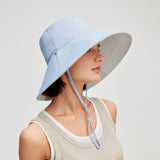 Reversible Sun Protection Bucket Hat UPF50+ UV Defense for All-Day Outdoor