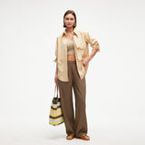 Sun Protection Wide-Leg Pants – UPF 2000+ Cooling Linen-Blend Fabric