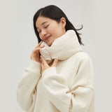 US Stock Camping Blanket 90% White Down Packable Soft Wearable Scarf