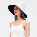 Anti-UV Neck Shade UPF 50+ Sun Protection Hat Drape Adjustable Neck Protector Unisex Face Covering