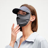 Multi-Function Sun Protection Face Shield with Cap Visor UPF50+