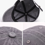 US Stock Washed Plain Baseball Cap Retro Adjustable Size Dad Hats