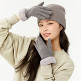 US Stock Women's Warm Gloves Touchscreen Anti-Slip Gloves